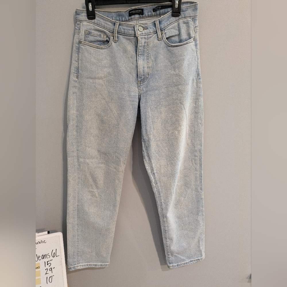 Banana Republic straight leg jeans size 6L